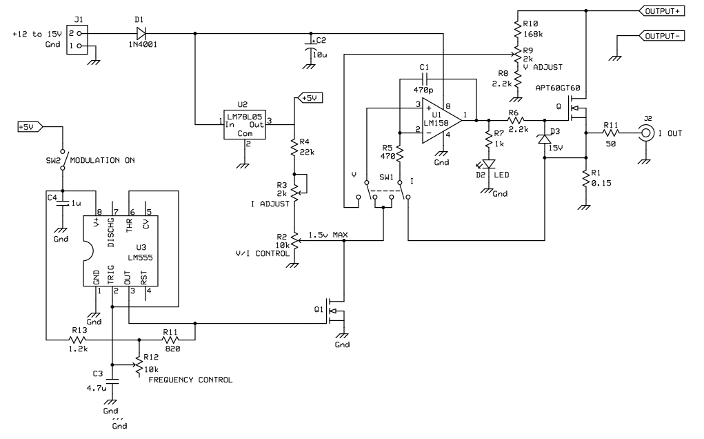 Circuit Diagram Of 5v Constant Voltage Power Supply - Circuit Diagram