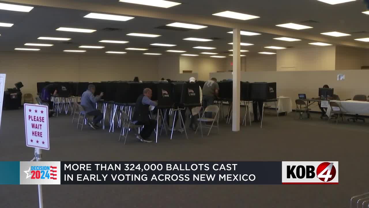 Early voting turnout remains high in New Mexico
