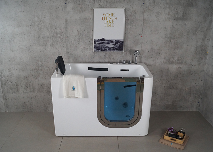 Walk in bathtub,Acrylic Air Jet Outward Swing Door Walkin bathub