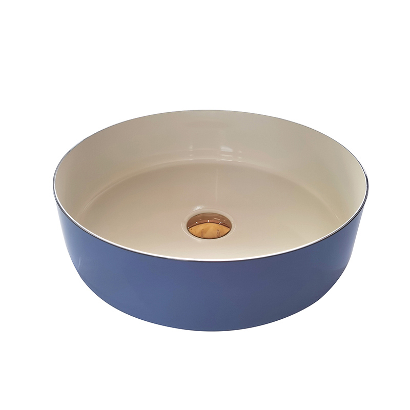 Enameled Steel Basin Bowl Vintage Bucket Stainless Sink For Sale