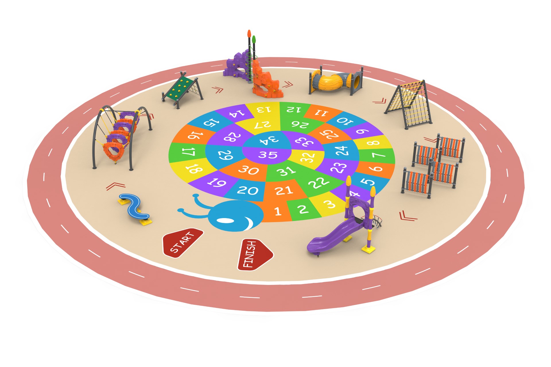 KOÇAKPARK Urban Equipment Children's Playground Playgrounds