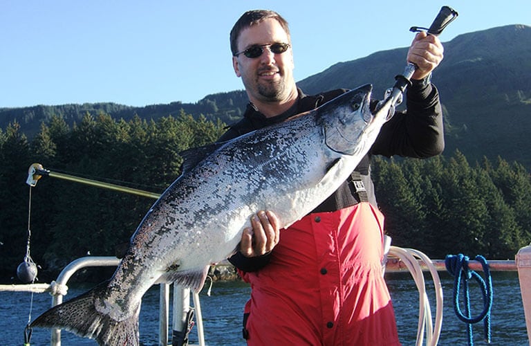 Salmon Fishing Kodiak Island Fishing Lodge, Kodiak Island Alaska