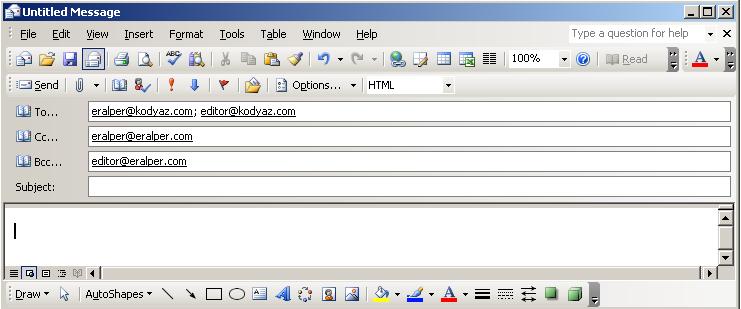 How to customize MailTo for Multiple Recipients, Subject and Body in