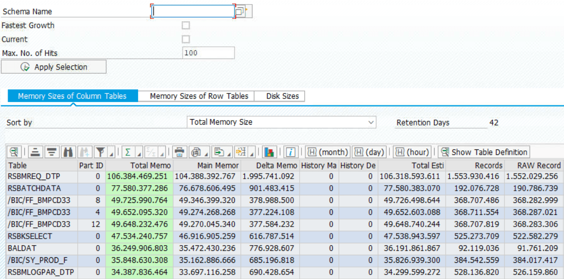 How to Find Big Tables on SAP