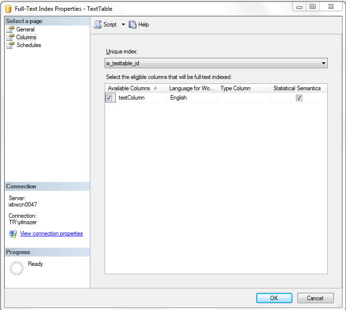 FullText Index and Semantic Search in SQL Server 2014