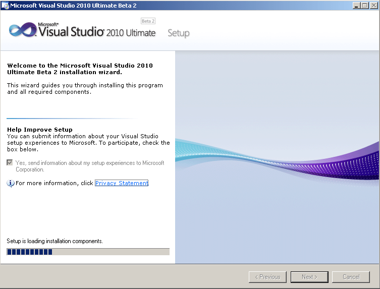 Microsoft Visual Studio 2010 Download and VS2010 Installation Screenshots