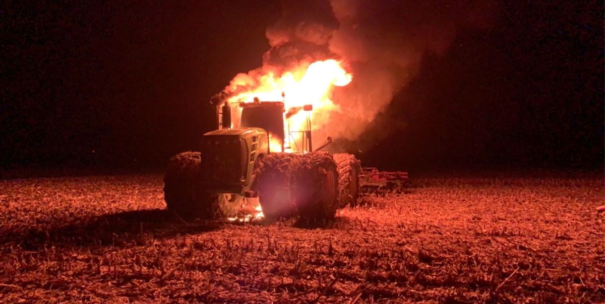 John Deere 9630 Stuck