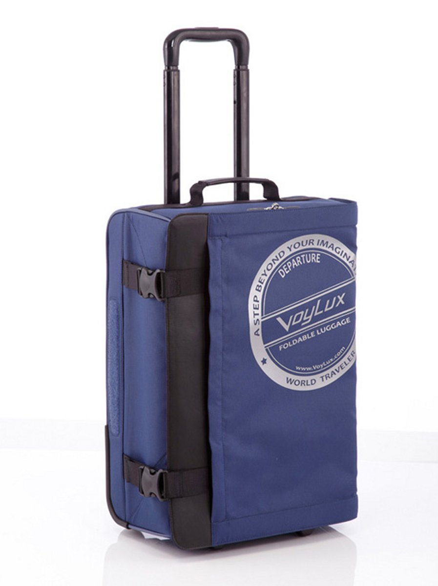 Voylux 2Rollen Trolley 69 cm Blau Koffer.ch