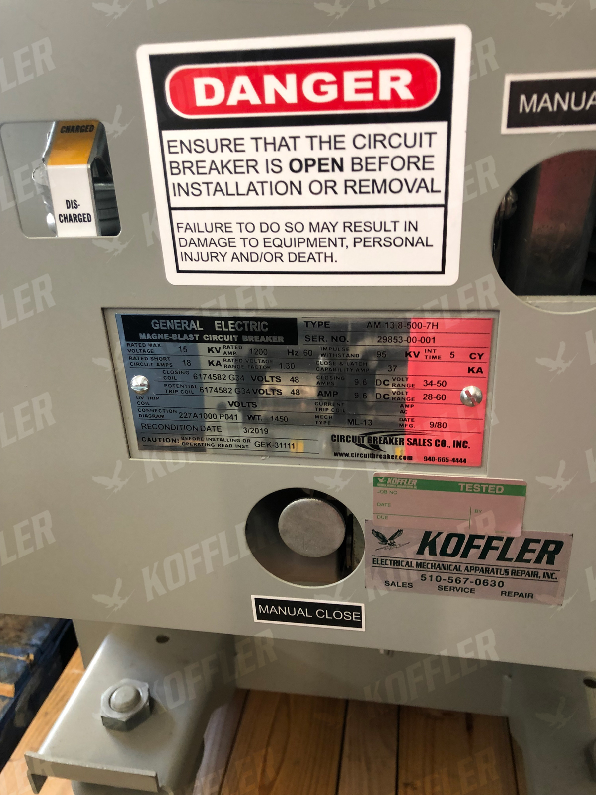 Electrical KOFFLER ELECTRICAL MECHANICAL REPAIR, INC.