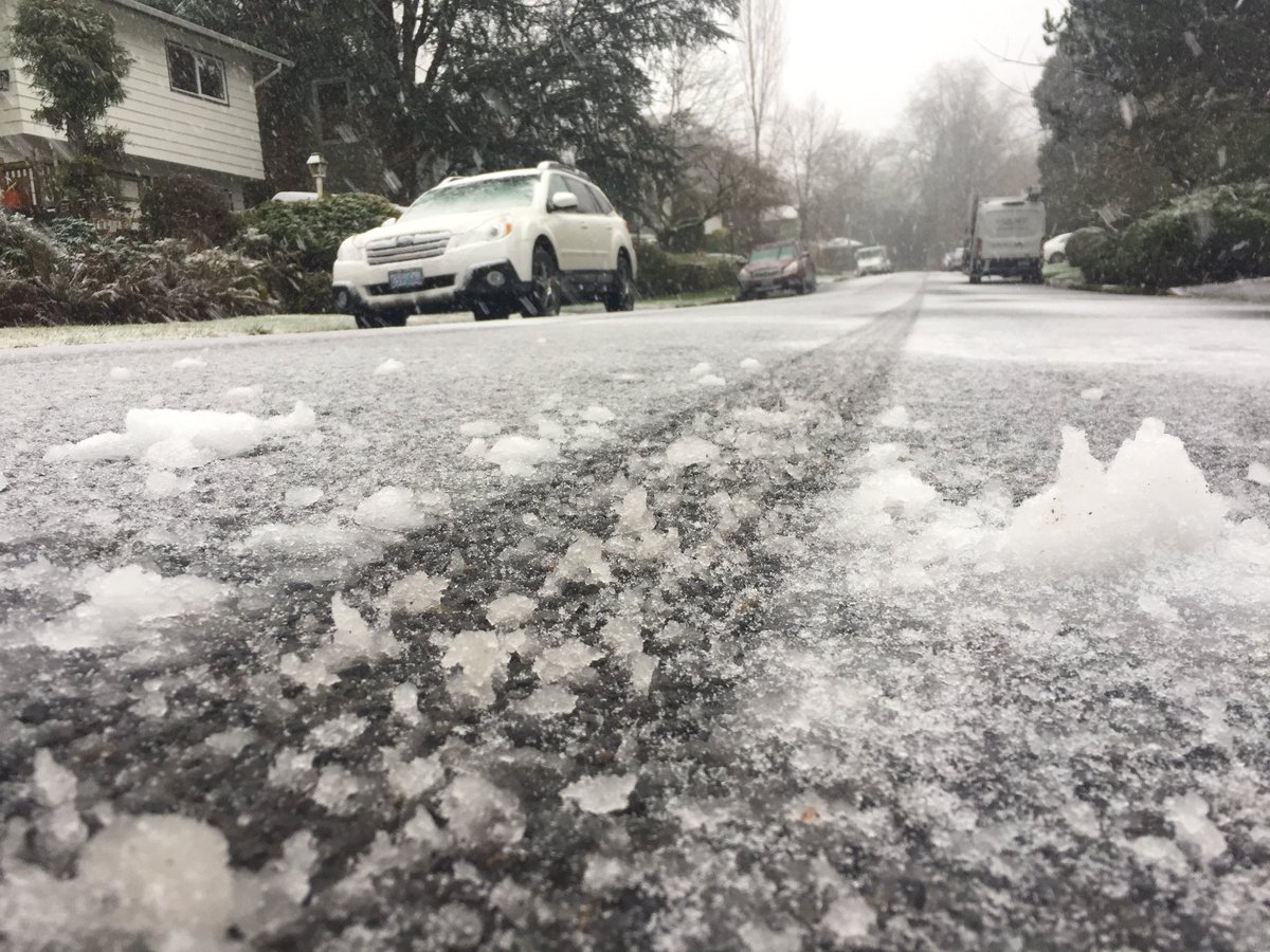 Photos Snow around the Portland metro area