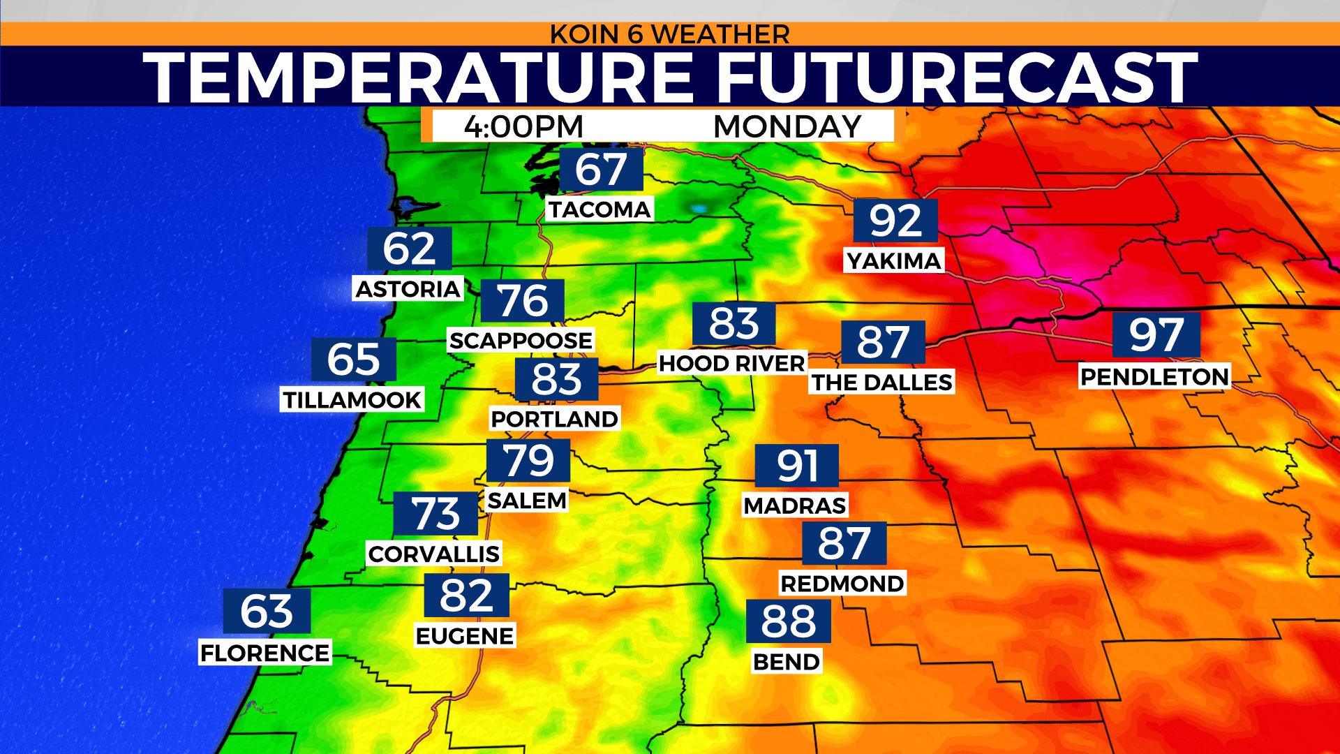 Long heat wave ends Monday, wildfire smoke begins to lift