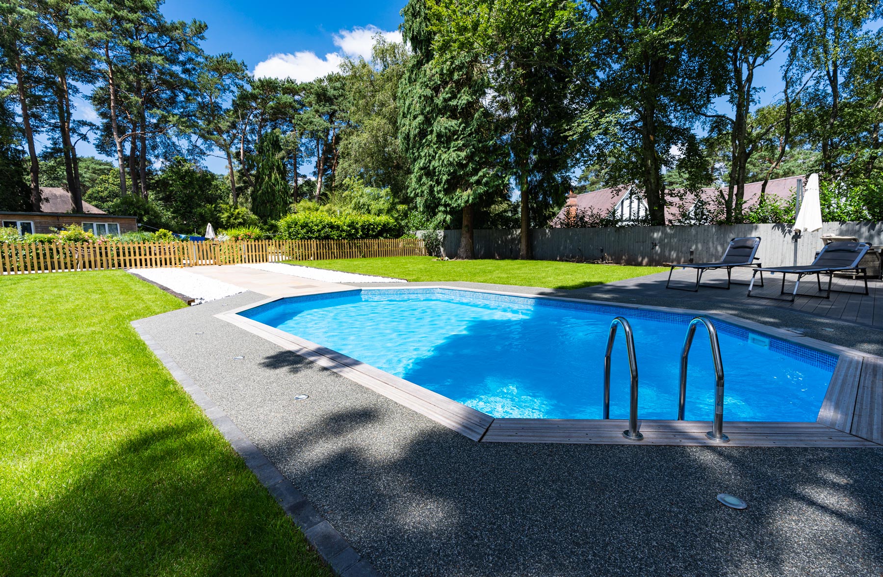 Ringwood Resin Bound Pool Path & Composite Decking Installation