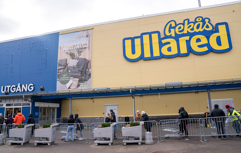 Missnöje på Gekås Förbjöds jobba hemifrån Kollega