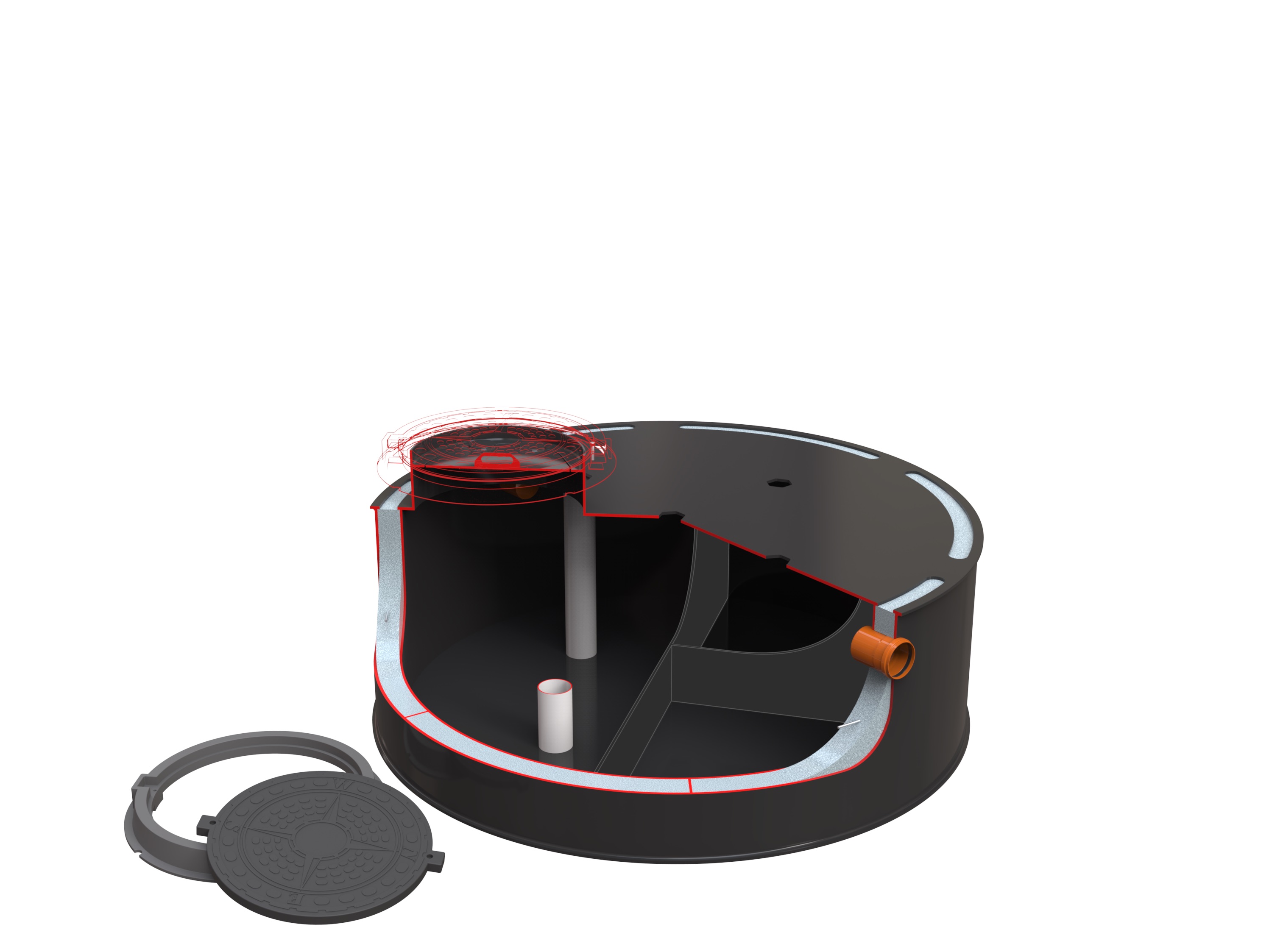 Doubleshelled septic tanks Kolomaki