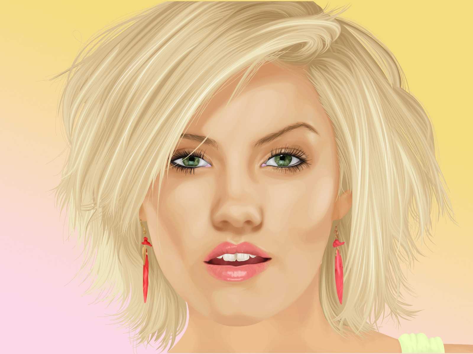 Elisha Cuthbert Paint Wallpaper KoLPaPer Awesome Free HD Wallpapers