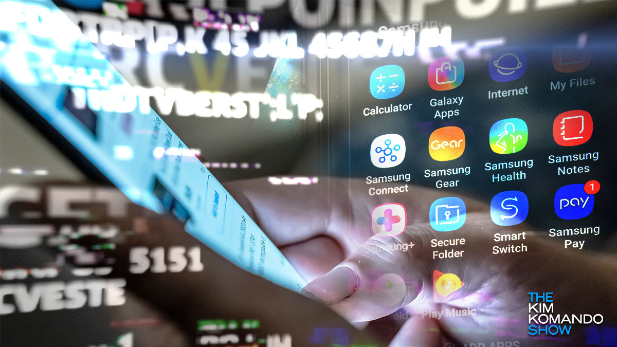 Samsung smartphone warning Preinstalled apps caught spying