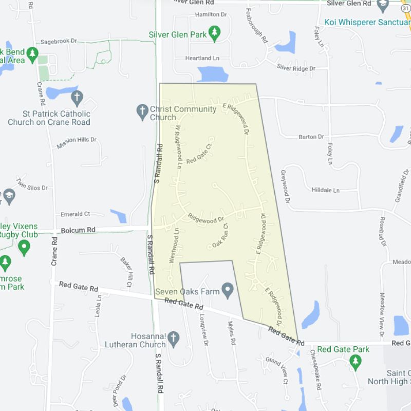 Homes in Red Gate Ridge of St Charles, Illinois Search Now