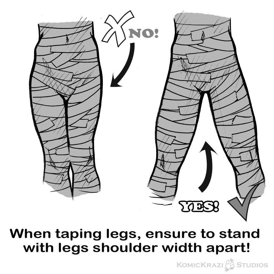 Komickrazi Studios Tutorial Making a Duct Tape Dummy (DTD)