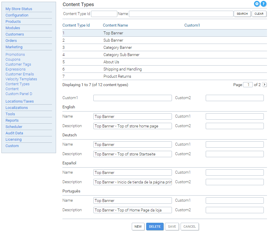 Chapter 10. KonaKart Content