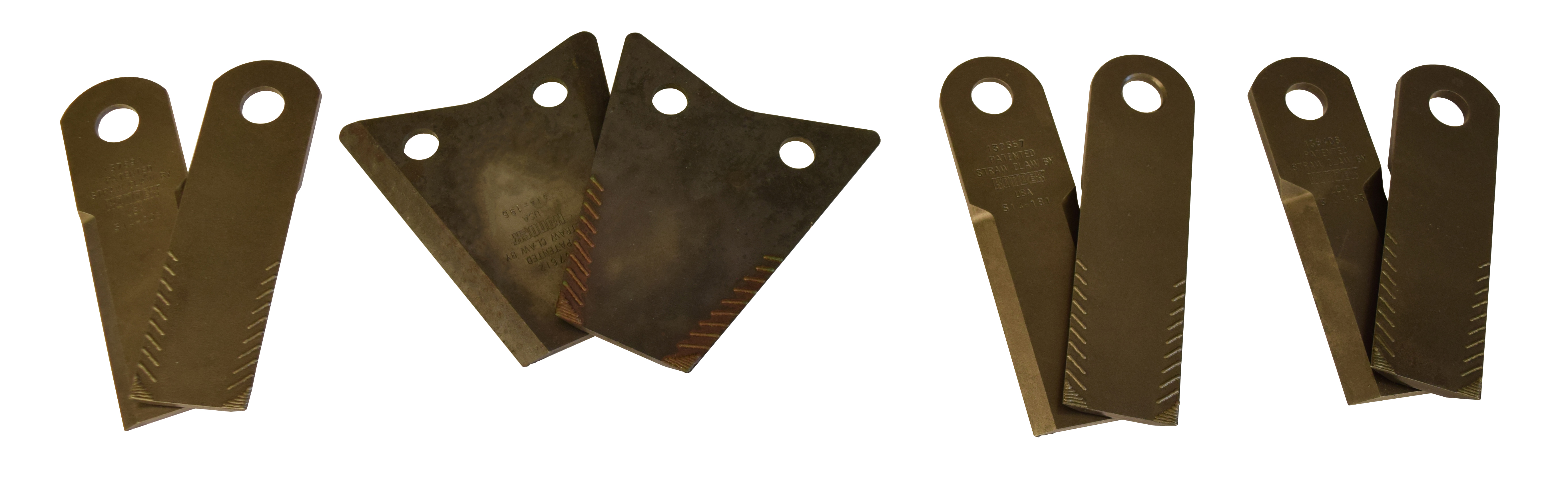 Straw Claw Chopper Blades Kondex