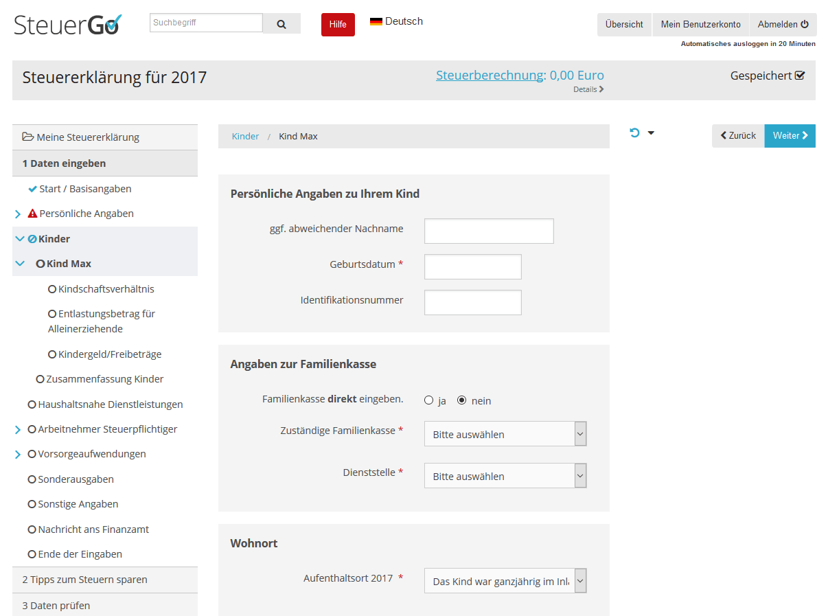 SteuerGo Plus im Steuersoftware im Test und Vergleich