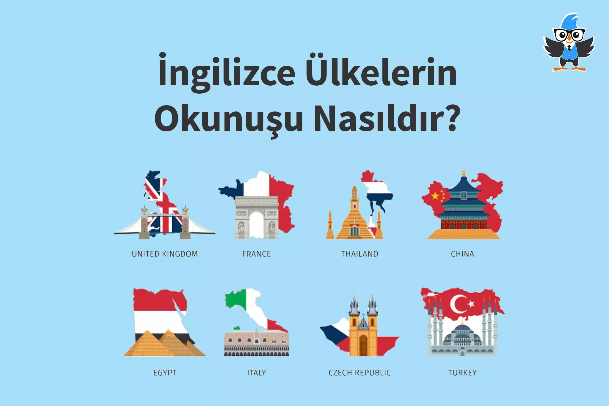 İngilizce Ülkelerin Okunuşu Nasıldır? İngilizce Öğrenme Konuşarak Öğren