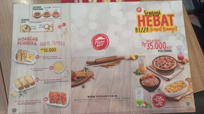 Menu nasi di pizza hut
