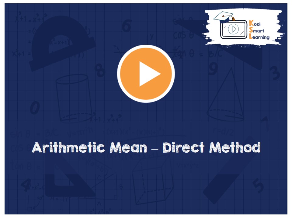 Arithmetic Mean Direct Method KoolSmartLearning