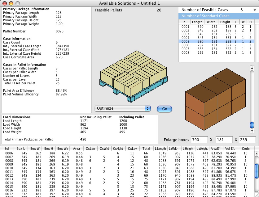 Quick Pallet Maker Screenshots Packaging Software