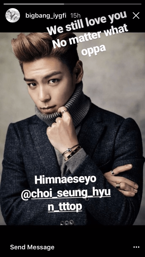 VIPs Continue To Stand By T.O.P In Spite Of Recent Scandal Koreaboo