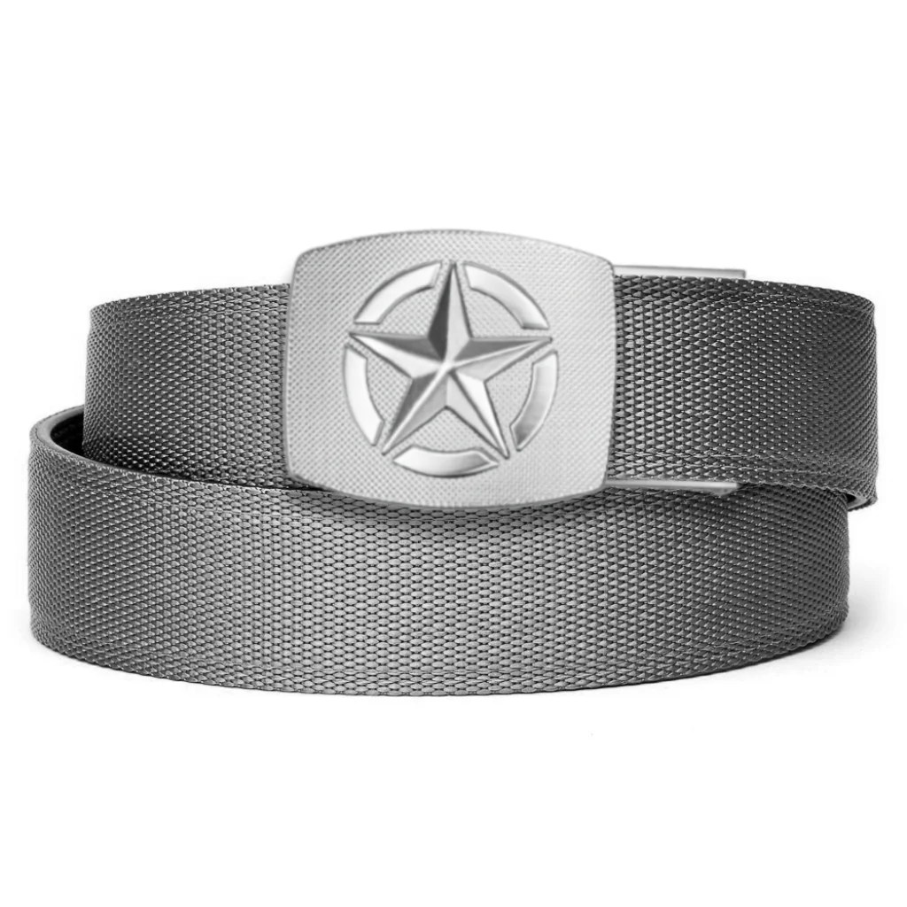 STAR BUCKLE GRAY TACTICAL GUN BELT Kore Essentials
