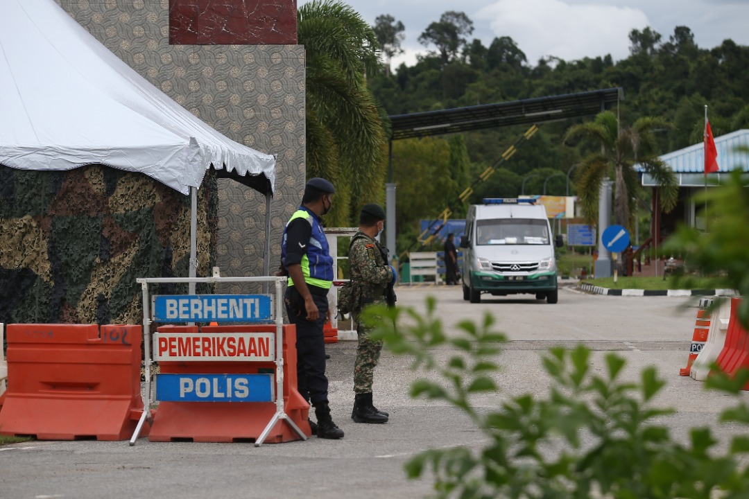 128 kes positif di kuarters, penjara Pokok Sena Kosmo