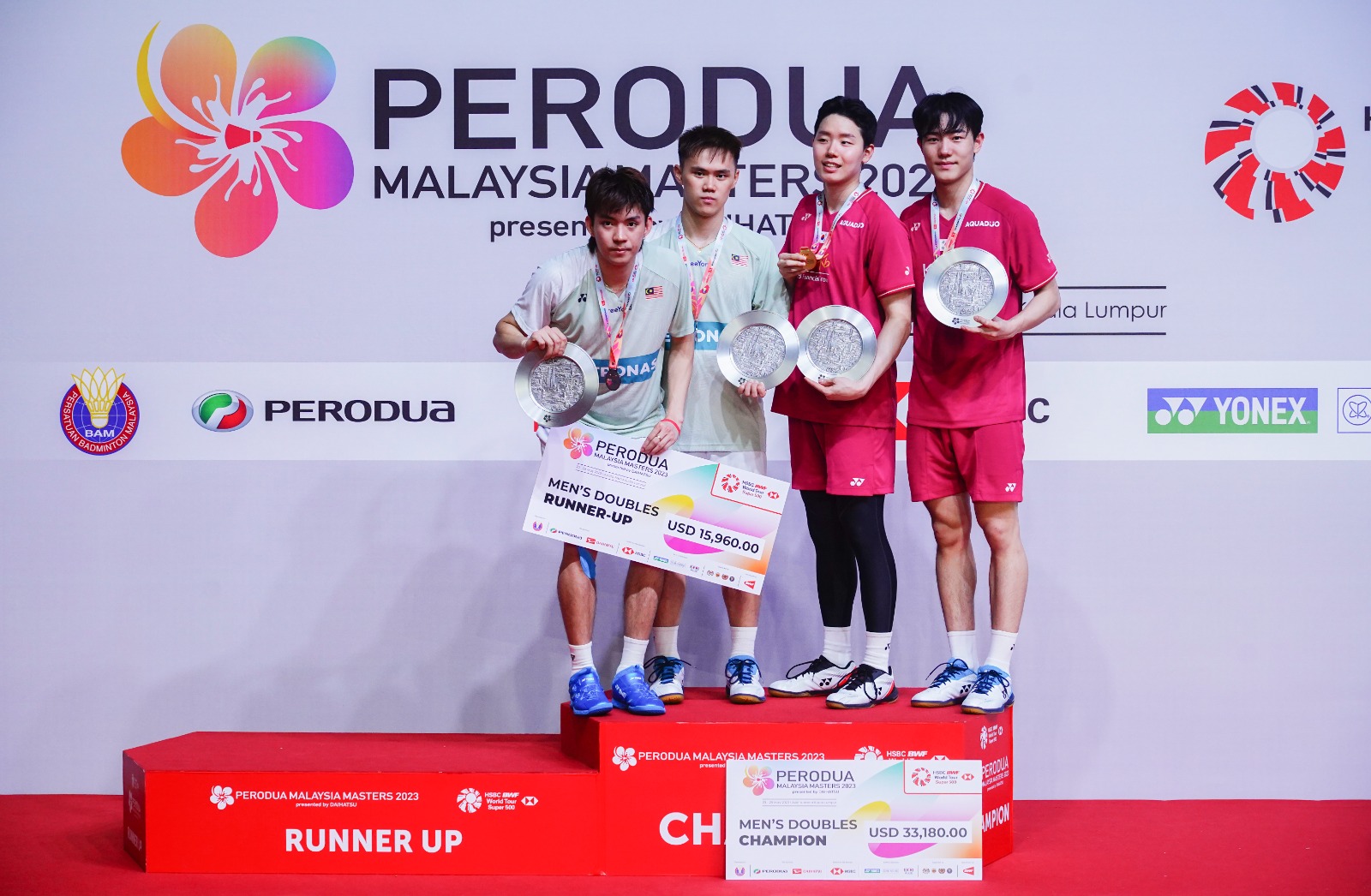 Malaysia Masters Wei Chong, Kai Wun muncul naib juara