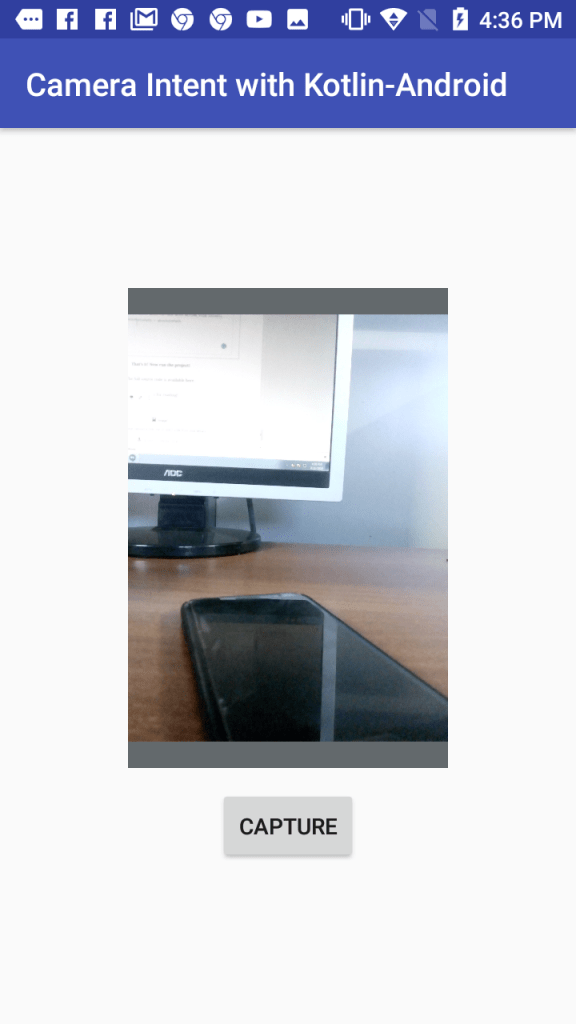 Camera Intent with KotlinAndroid Kotlin Codes