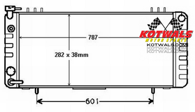 RADIATOR JEEP CHEROKEE 4.0 96-01 ERH RADIATOR JEEP WRANGLER 4.0 96-07
