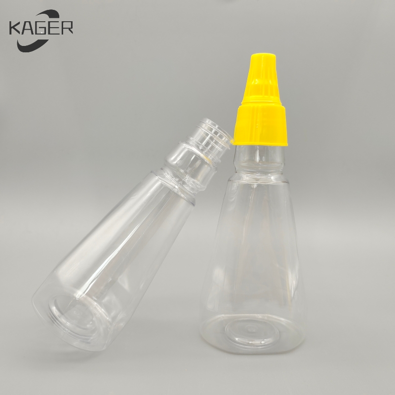 280ml PET plastic honey bottle 380g Jam bottle Salad dressing bottle