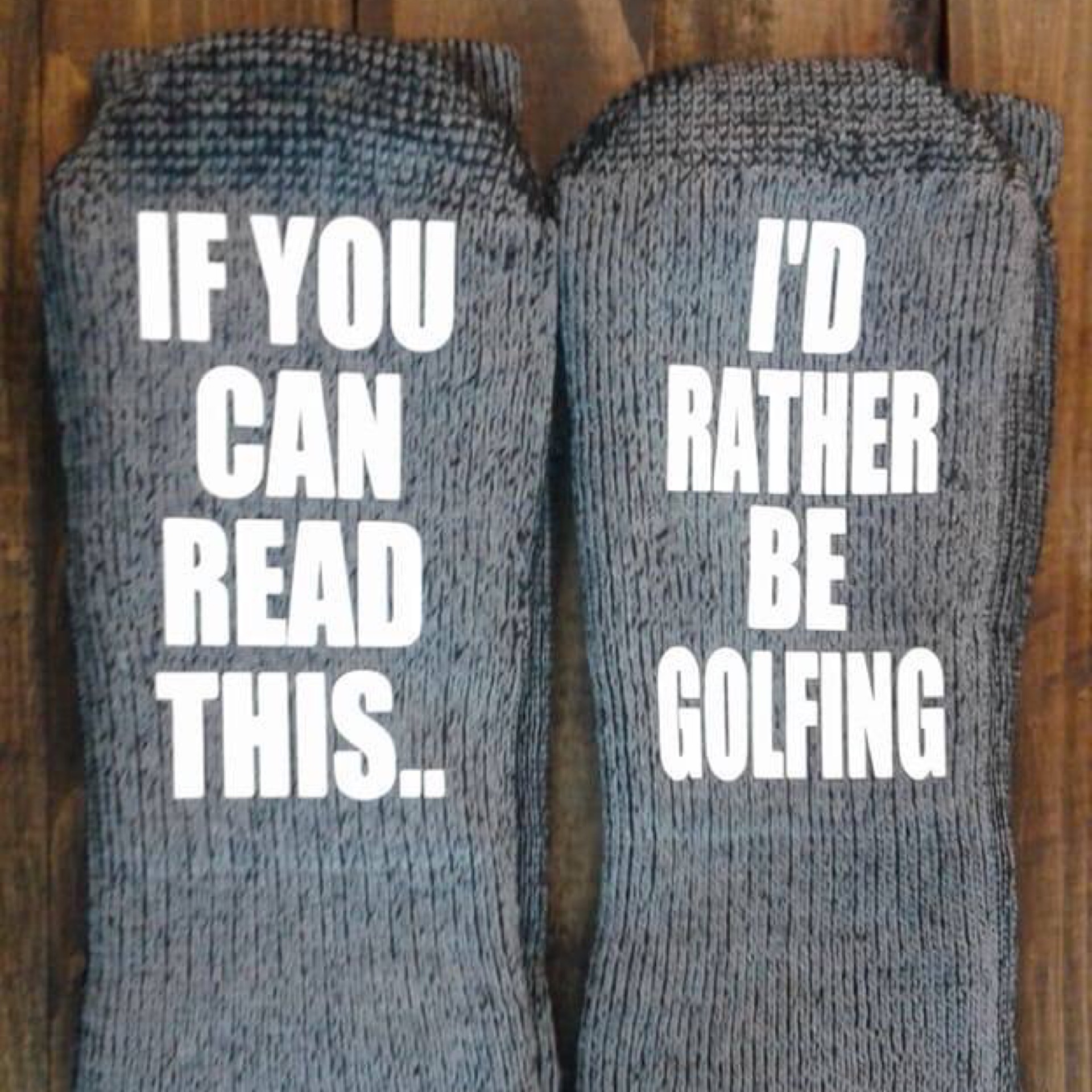 I’d Rather Be Golfing Socks Krafty Stash