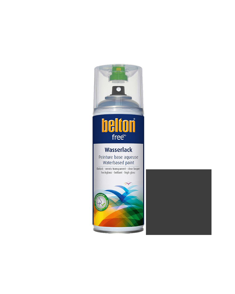 belton, waterbased spray paint, RAL 9005 black 11,06
