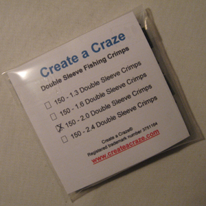 Kraze Worldwide Fishing Crimps Size Charts