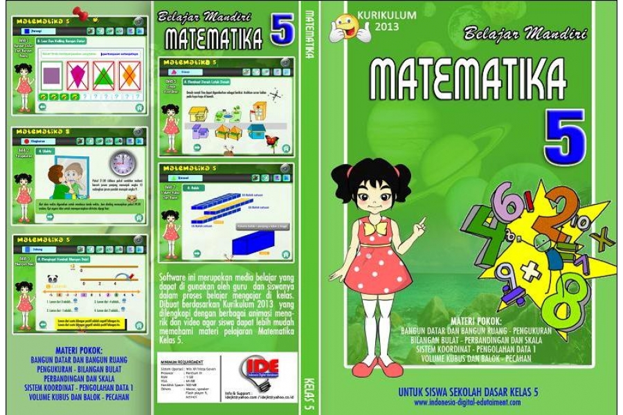 CD Pelajaran Matematika SD Kelas 5 Kurikulum 2013