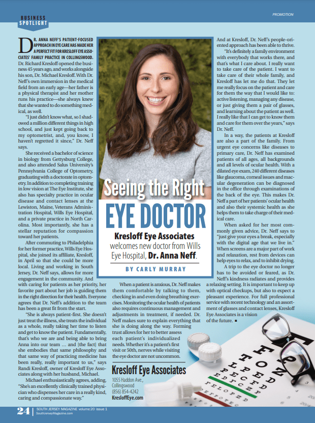 Eye Doctor South Jersey Media Kresloff Eye Associates Collingswood