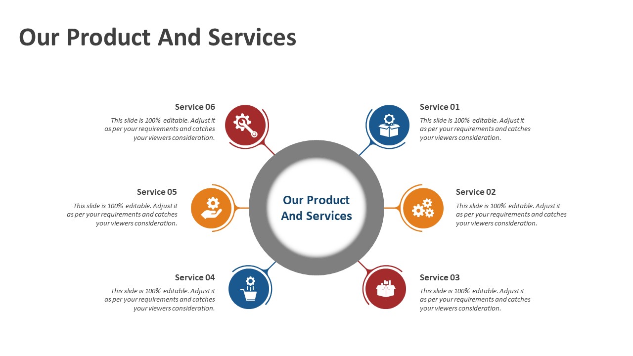 Product And Services PowerPoint Slideshow PPT Templates