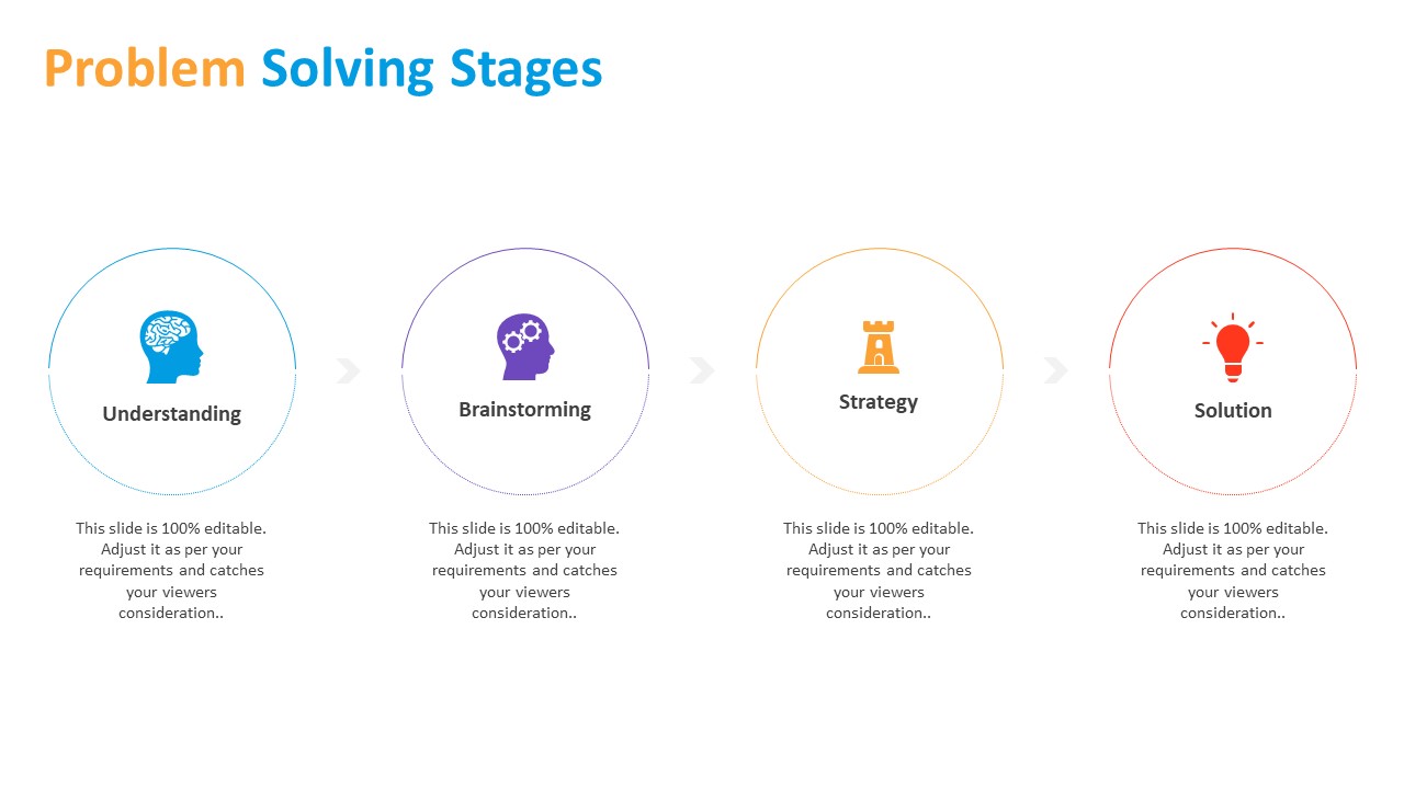 Problem Solving Stages PowerPoint Slide | PPT Templates