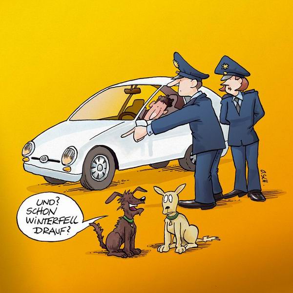 Polizeicartoons Kriminalpolizei.de