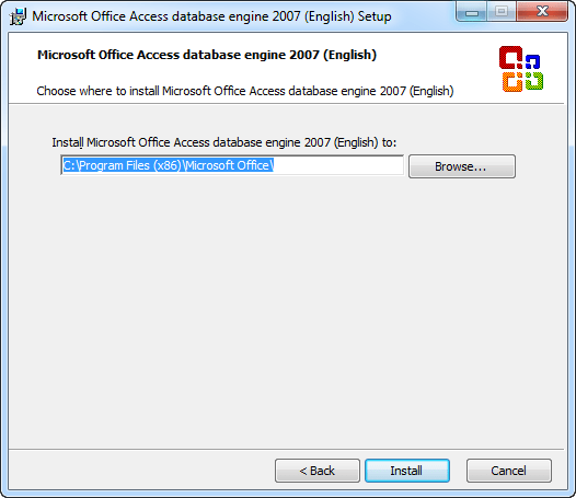Microsoft access database engine 2007 redistributable - banksklim