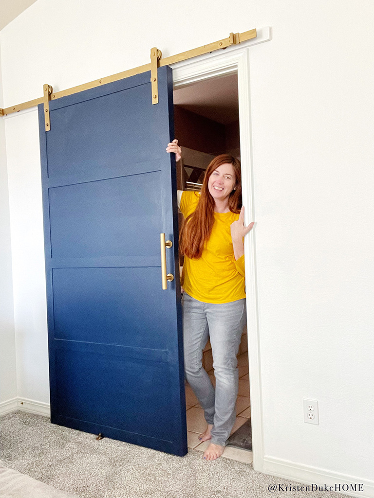 How to Convert Door to Sliding Barn Door Capturing Joy with Kristen Duke