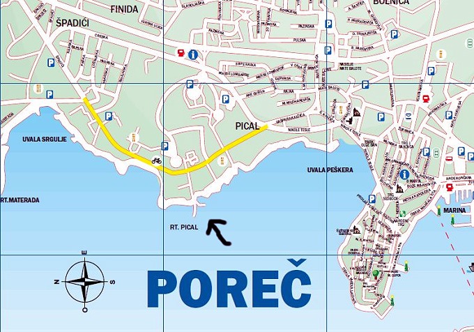 Kroatien Sandstrand Karte