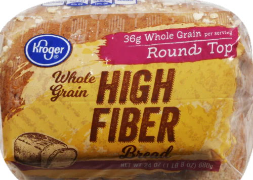 Kroger Kroger® Whole Grain High Fiber Bread, 24 oz