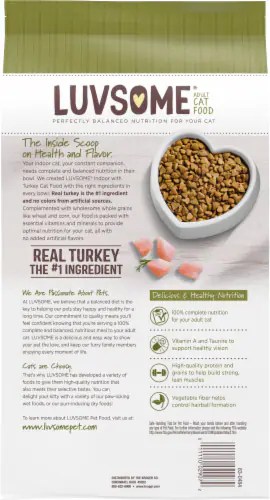 Luvsome® Indoor Turkey Adult Dry Cat Food, 3.5 lb Fred Meyer
