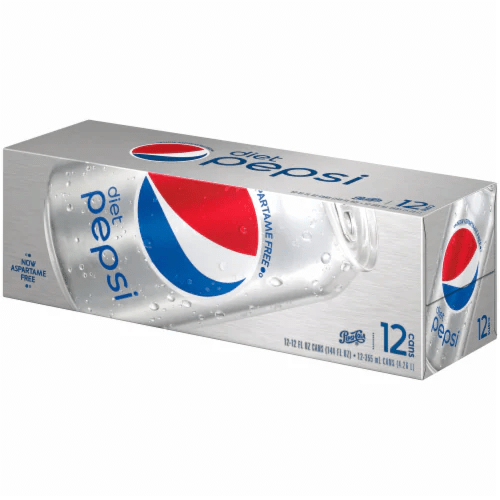 Diet Pepsi Cola Soda Can, 12 pk / 12 fl oz Fry’s Food Stores
